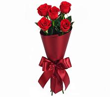 Букет 5 Красных роз Эдлесс Лав в Щёлково