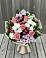 Букет цветов из: Альстромерии, Гвоздики, Розы и Хризантемы в Щёлково