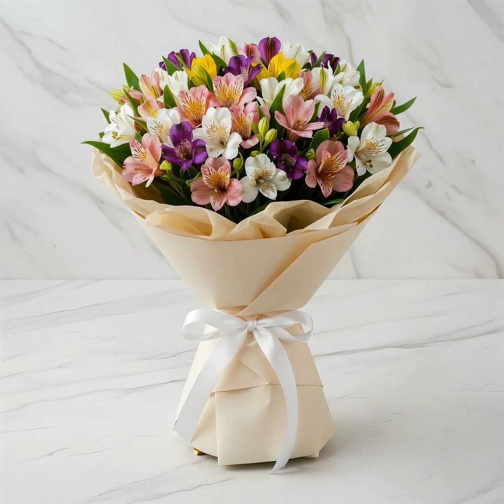 Букет цветов из: Альстромерии в Щёлково