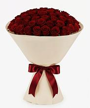 Букет 101 Бордовая роза Блэк Бакарра в Щёлково