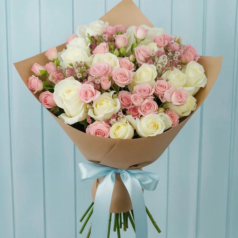 Букет цветов из: Розы в Щёлково