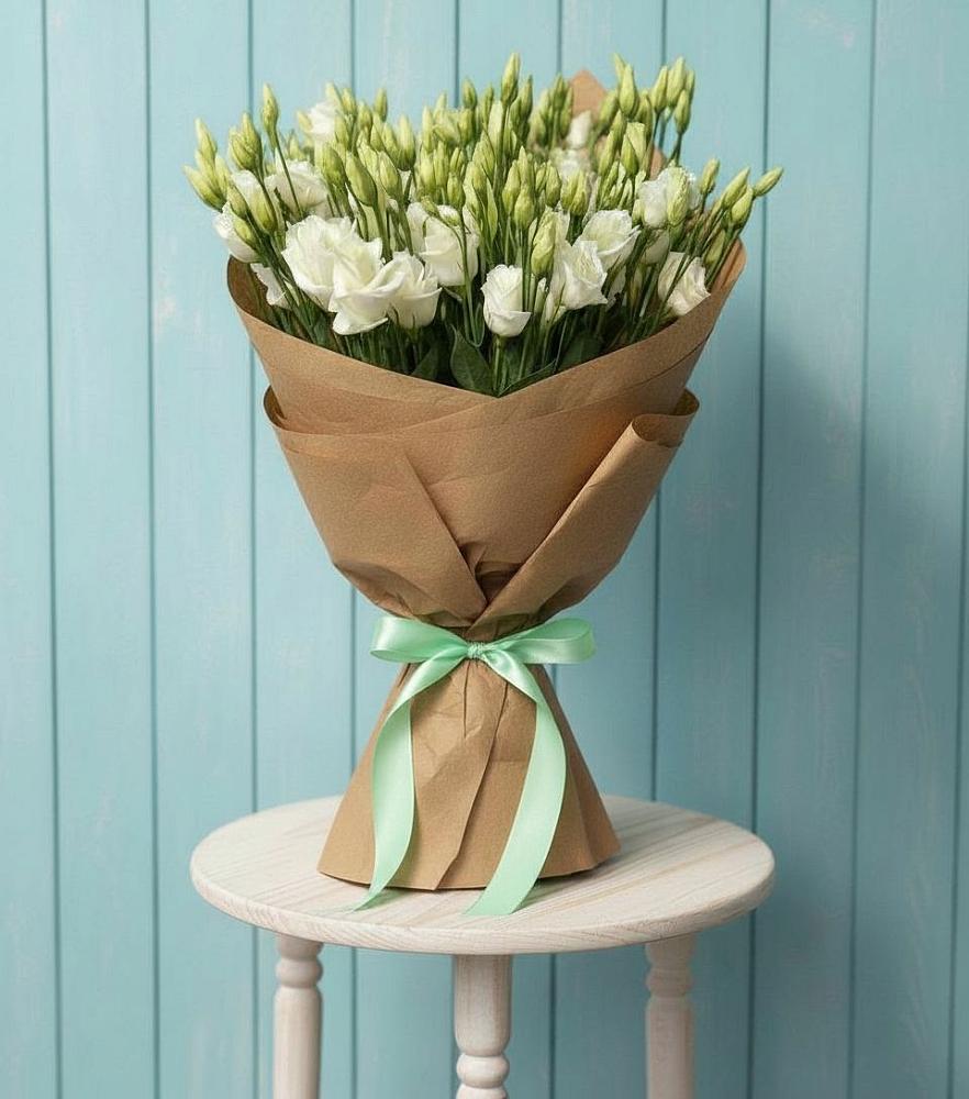 Букет цветов из: Лизиантусы в Щёлково