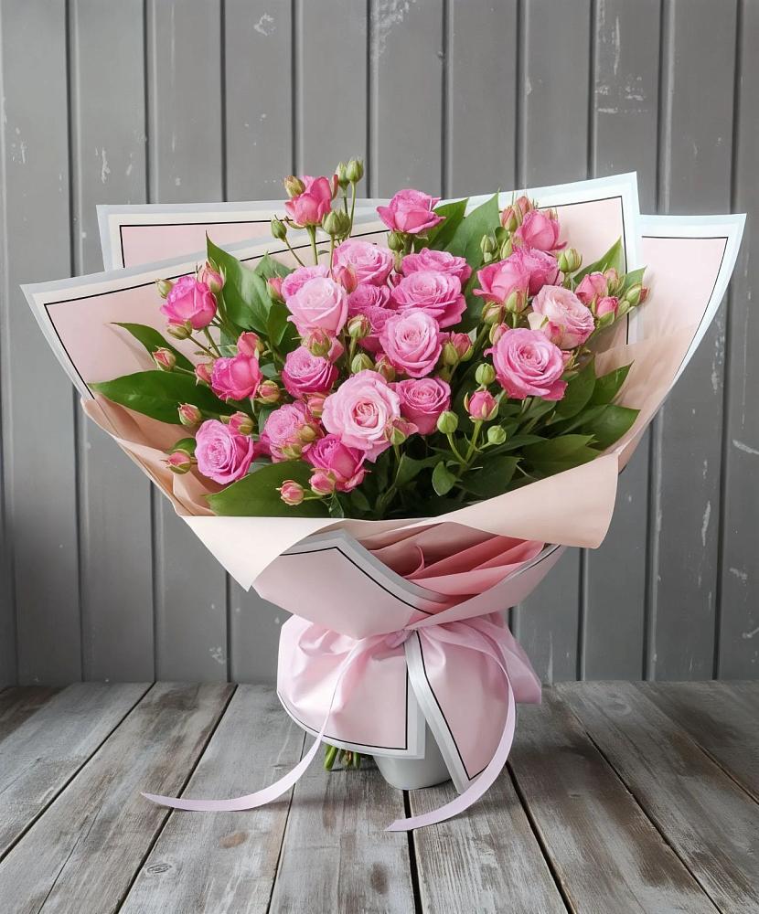 Букет Розовый кустик в Щёлково
