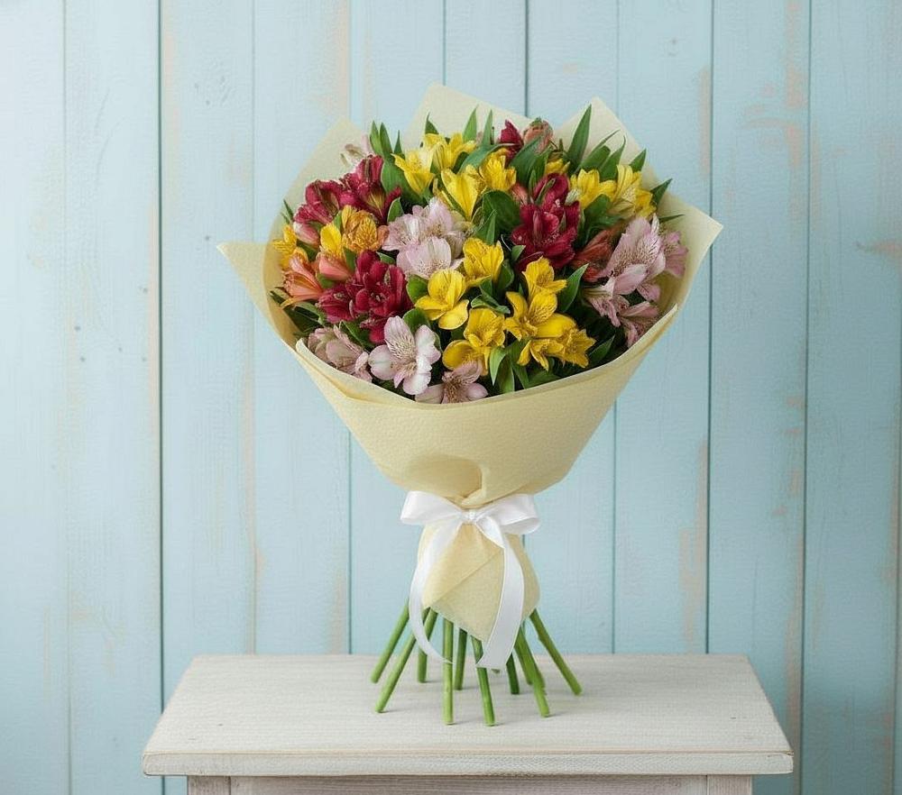 Букет цветов из: Альстромерии в Щёлково