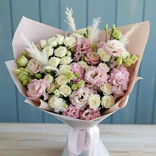 Букет цветов из:  Альстромерии и Розы в Щёлково